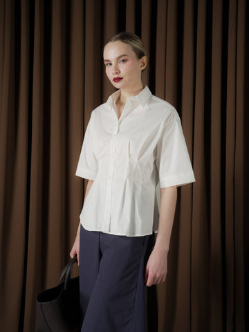 Erich Pleated Waist Top