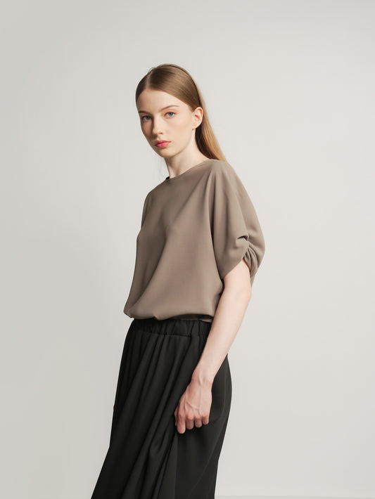 Helga Draped Sleeves Top