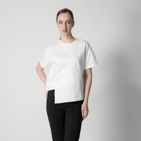 Van uneven hem top