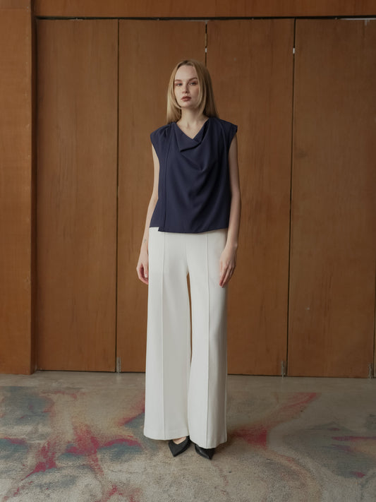 Ina Sleeveless Crepe Top