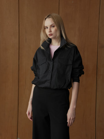Merlin Hi-neck Long Sleeves Polo