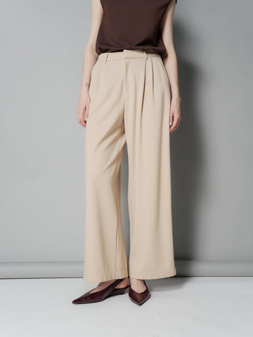 Enrico Pleated Wide Pants