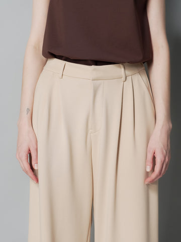 Enrico Pleated Wide Pants