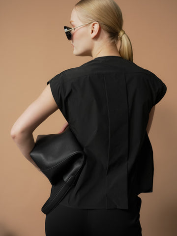 Jaded Overlap Vest Top