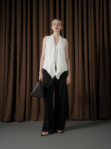 Kourtney Shawl Lapel Vest Top