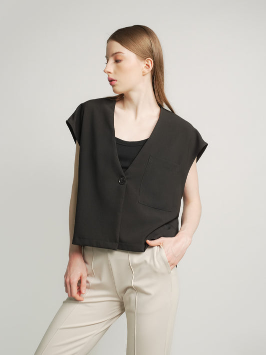 Betsy Crepe Vest Top