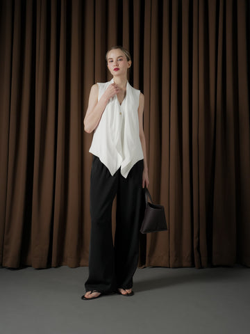 Kourtney Shawl Lapel Vest Top