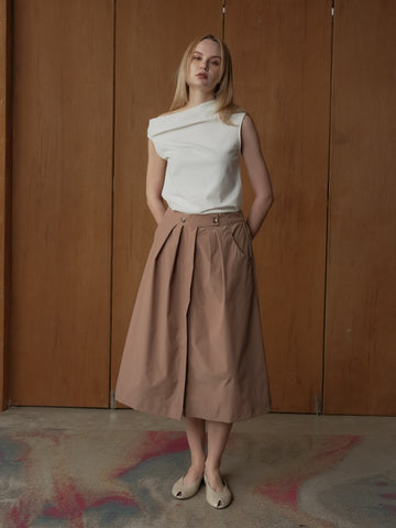 Atasha Slanted Shoulder Top