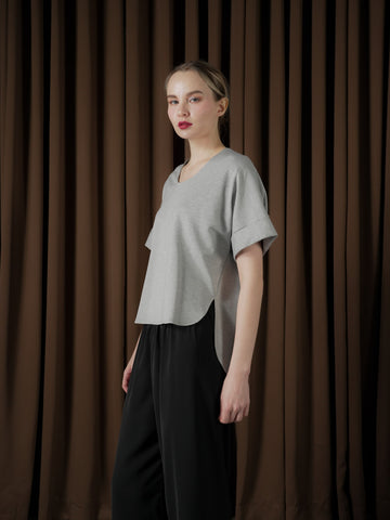 Lolit V-neck Long Back Top