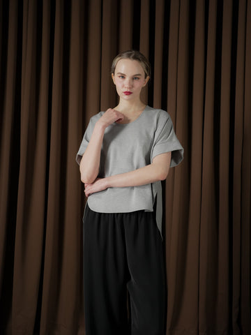 Lolit V-neck Long Back Top