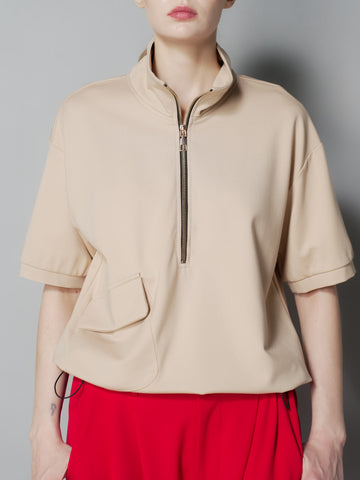 Queenie Zip Top with Pocket
