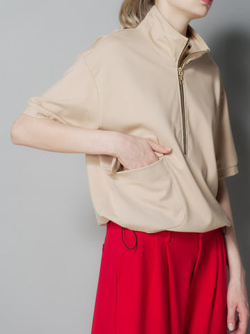 Queenie Zip Top with Pocket