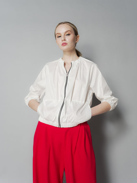 Shiva Zipped Jacket Top