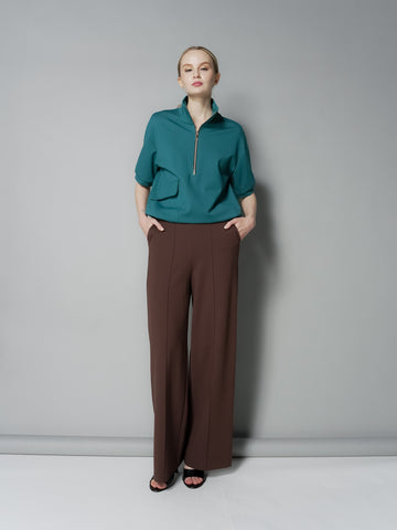 Queenie Zip Top with Pocket