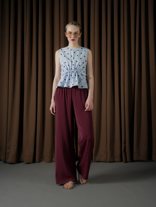 Nini Sleeveless Polka Top