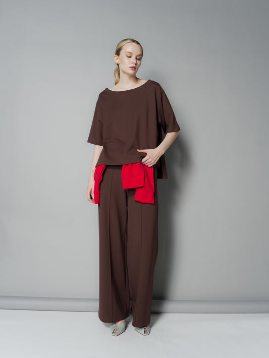 Catricia Boat Neck Basic Top