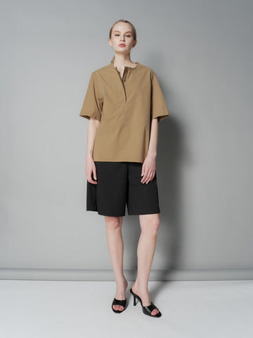 Anj Curved Hem Loose Top