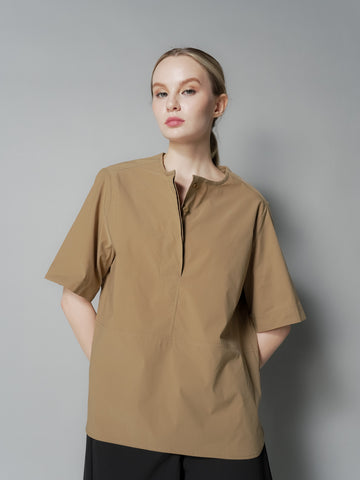 Anj Curved Hem Loose Top