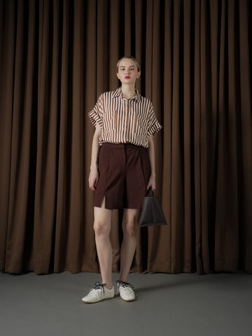 Issa Striped Polo Top