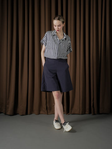 Issa Striped Polo Top