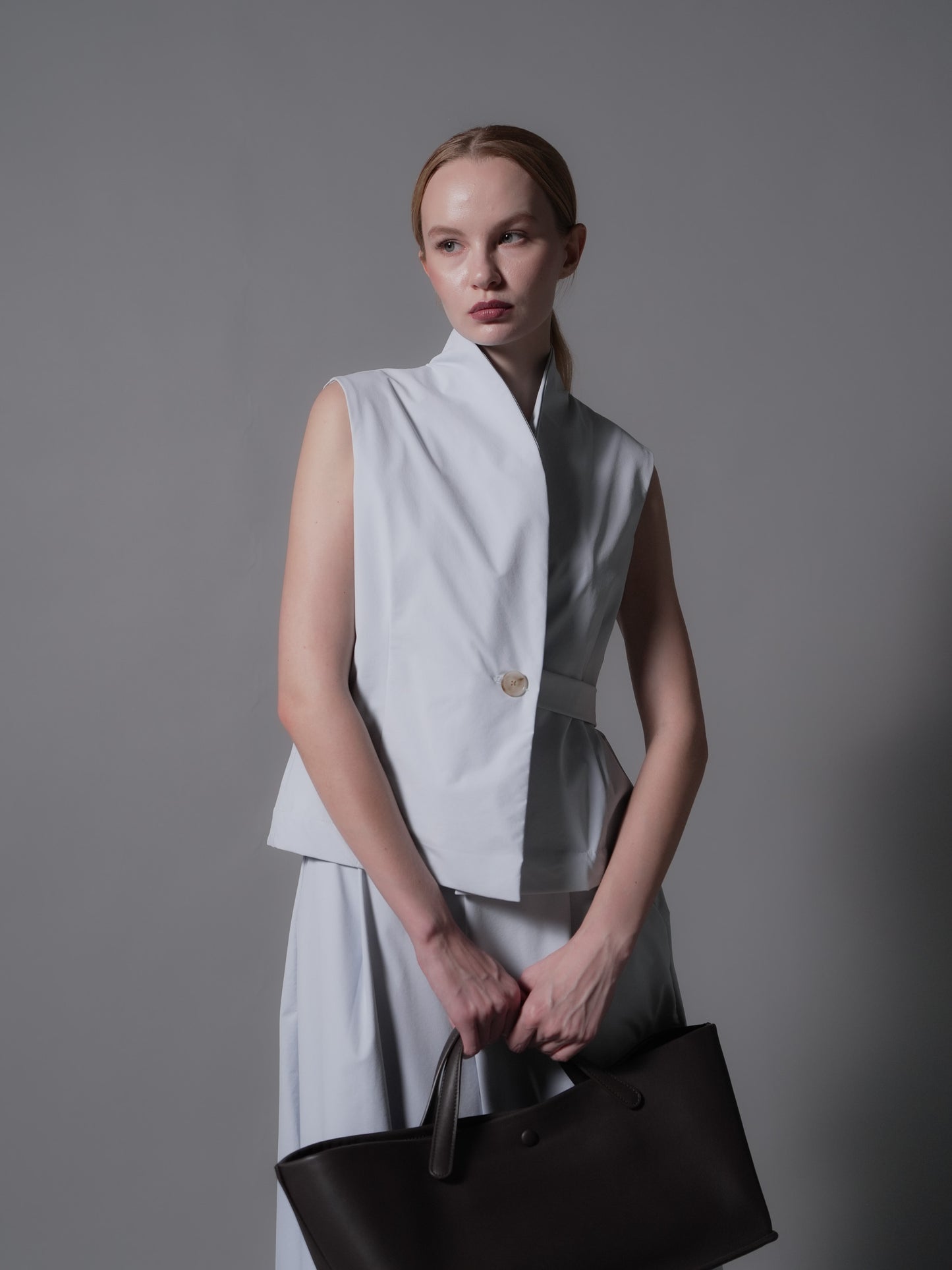 Carat One Side Belted Vest