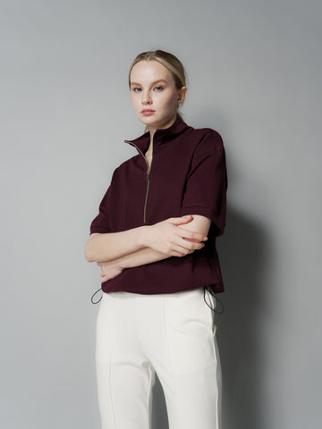 Queenie Zip Top with Pocket