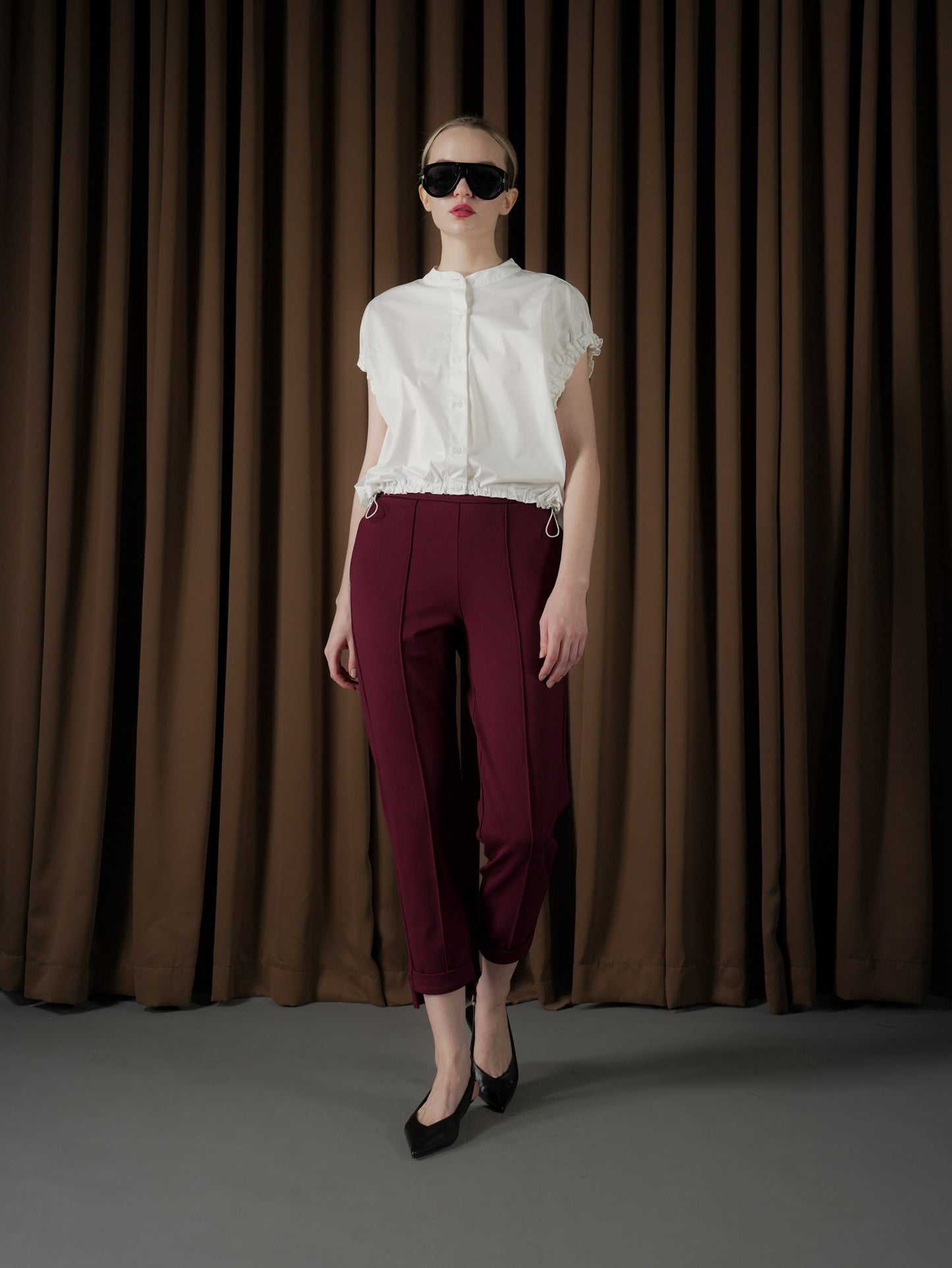 Lumine Shirring Detail Top