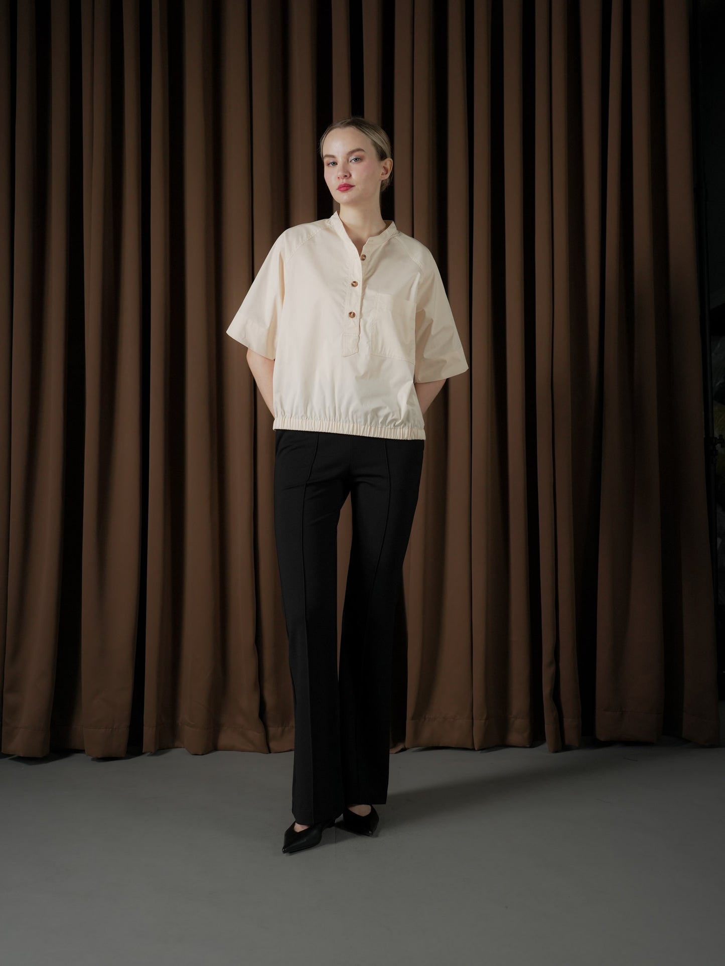 Yassi Gartered Hem Polo