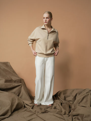 Abby Long Sleeve Zip Top