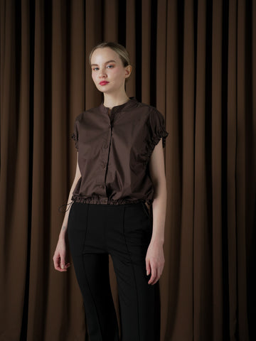 Lumine Shirring Detail Top