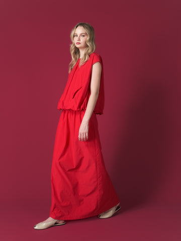 Gloria Back Button Balloon Top