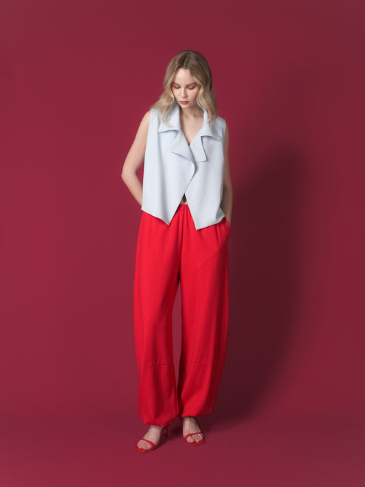 Asunta Crepe Flowy Vest Top