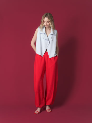 Asunta Crepe Flowy Vest Top