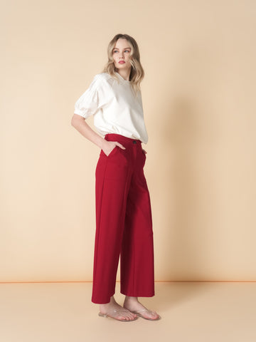 Cherie Pleated Sleeve Top