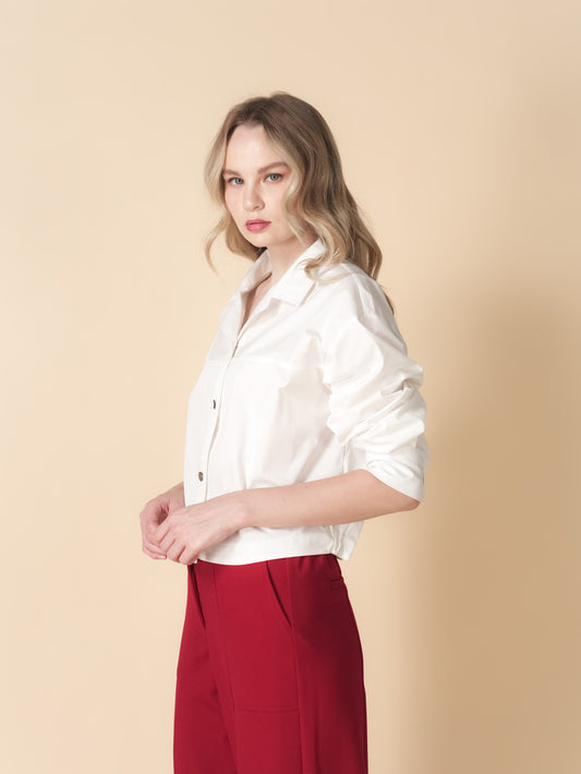 Milar Boxy Long Sleeve Top