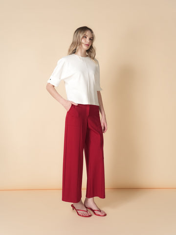 Norah Folded Sleeve Top