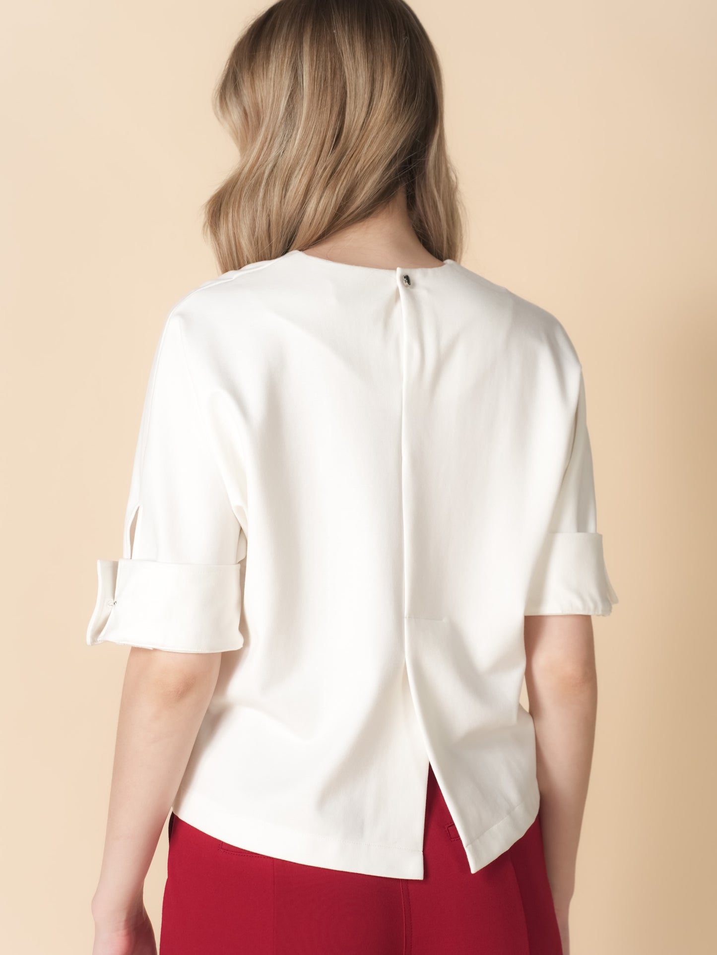 Norah Folded Sleeve Top