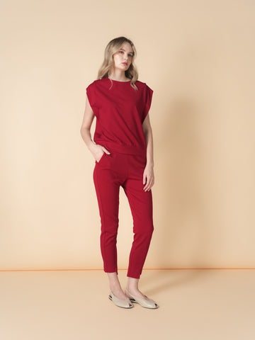 Candace Extended Sleeve Zipped Top