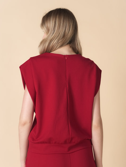 Candace Extended Sleeve Zipped Top