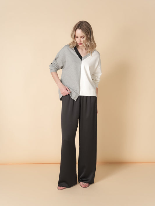 Juliard Multi Color Blocking Sweater