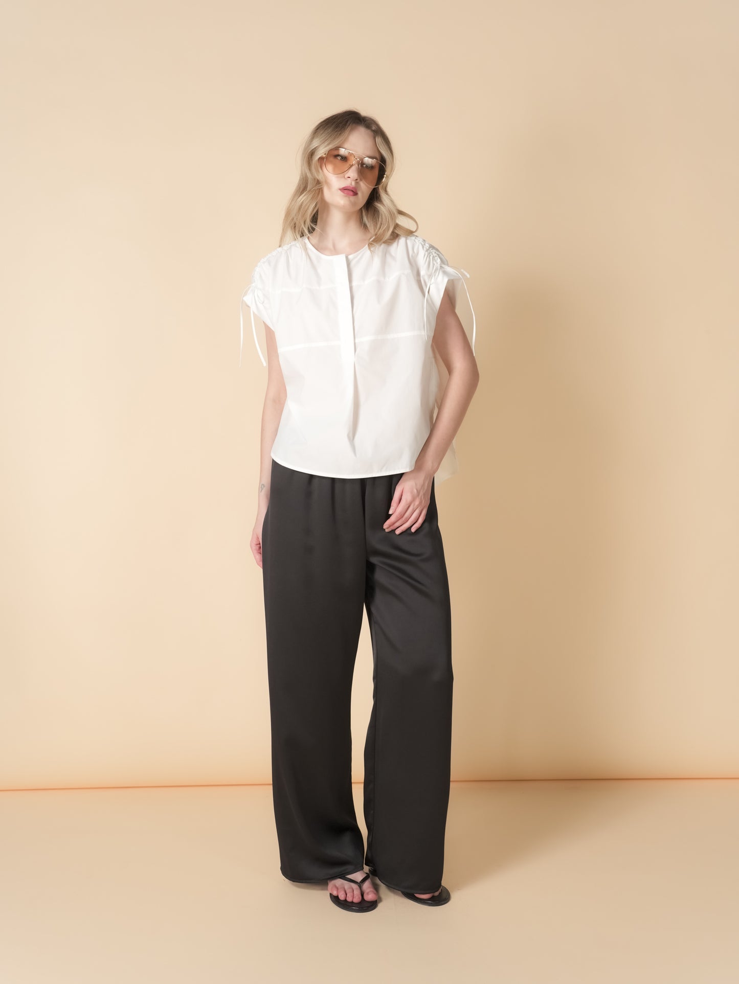 Krishna Pulling Shoulder Top