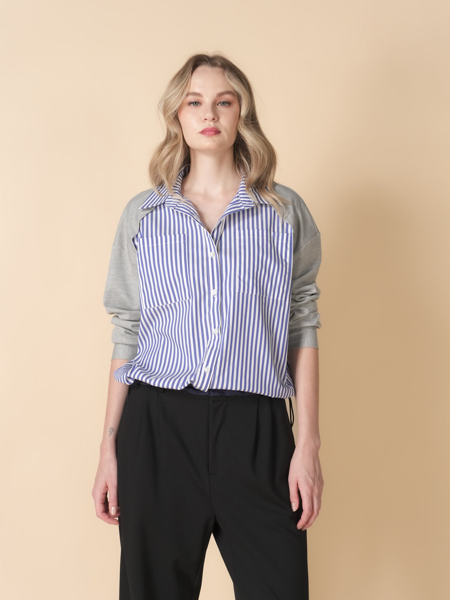Maricris Striped Combi Top