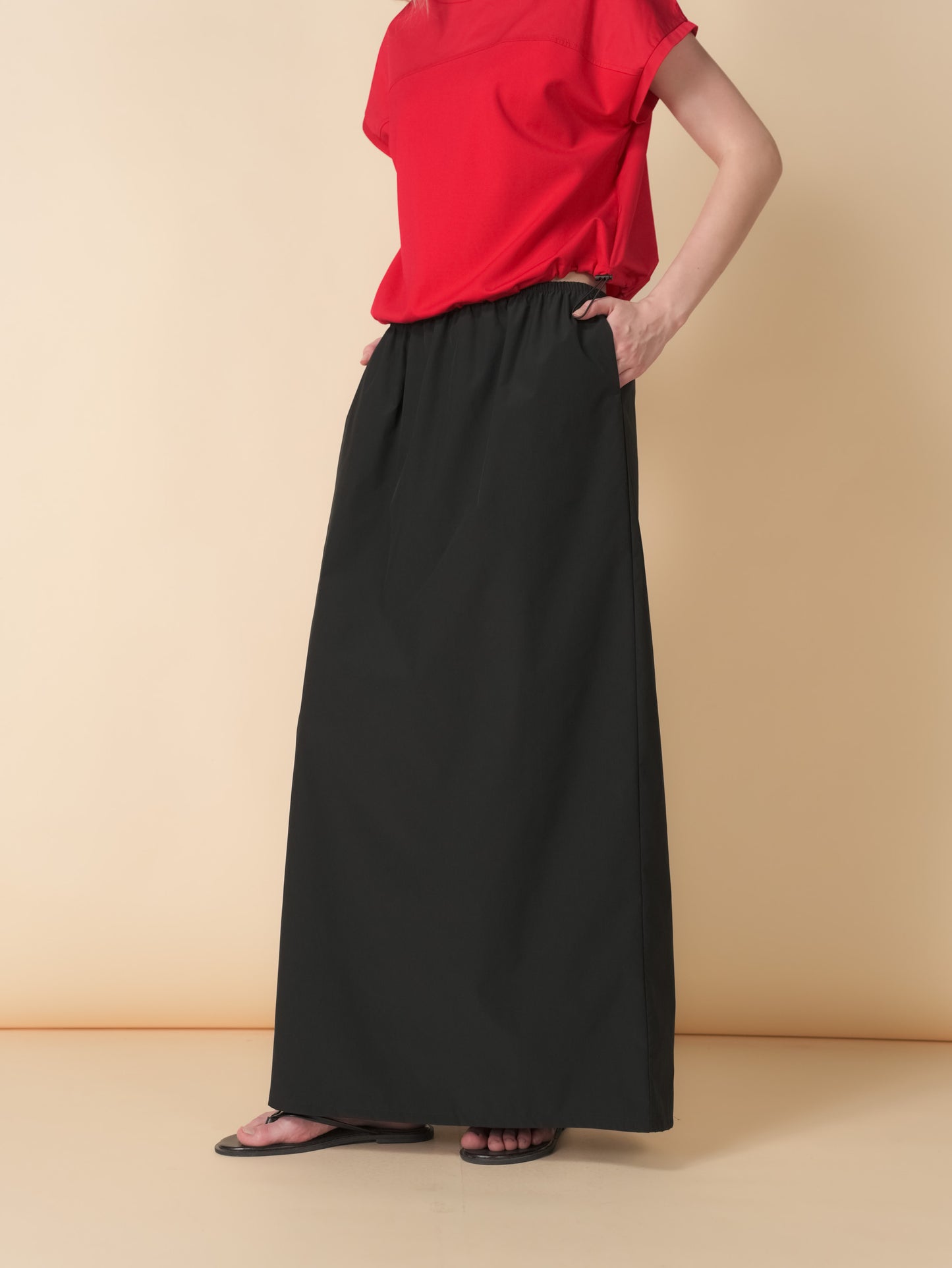 Tonya Maxi Skirt With Back Slit