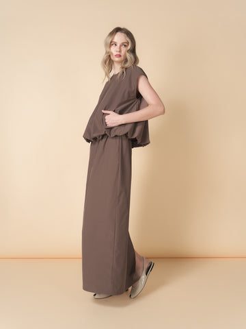 Gloria Back Button Balloon Top