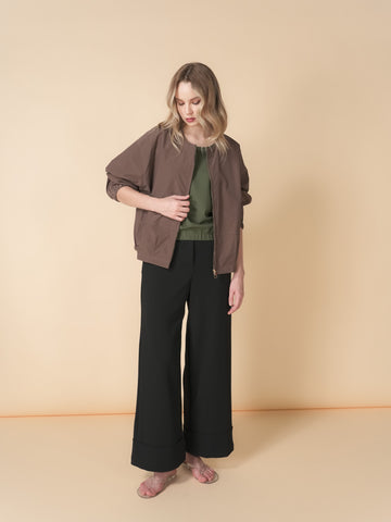 Devon Zipped Jacket Top