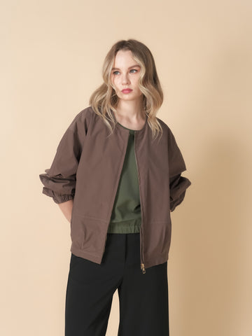Devon Zipped Jacket Top