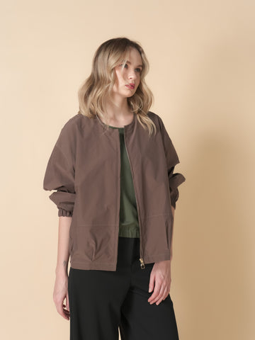 Devon Zipped Jacket Top