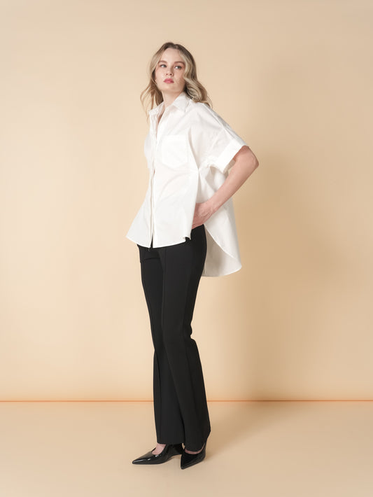 Mori Overlap Polo Top