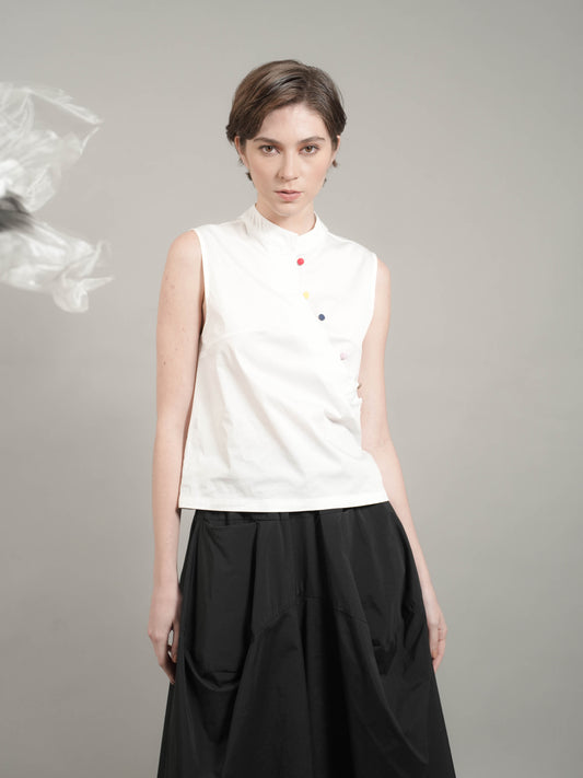 Lala Chinese Collar Top