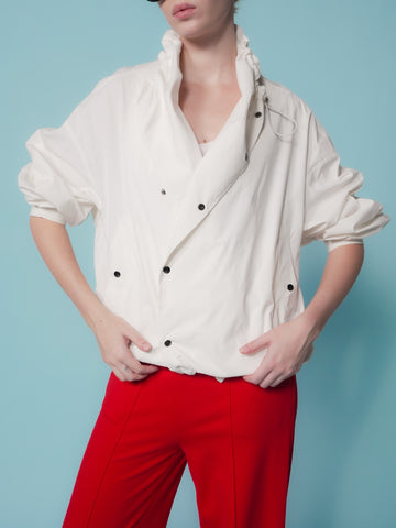 Donita Overlap Hi-neck Jacket